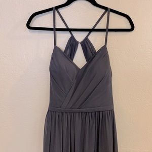 Full Length Chiffon Bridesmaid Dress